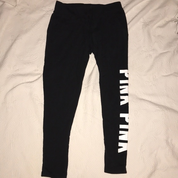 PINK Victoria's Secret Pants - Victoria’s Secret Black Sweatpants